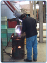 Suction arm for pumping dangerous welding smoke and maintaining employee health